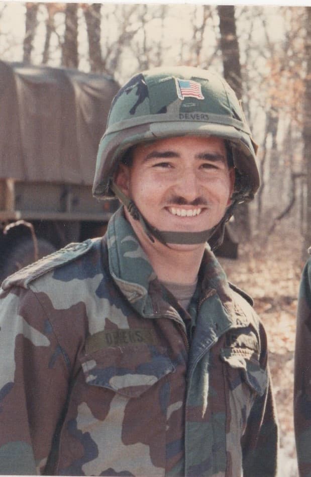Michael Devers served nine of his 12 years in the Army as a paratrooper.