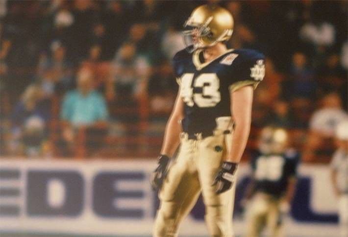 While a student-athlete at Notre Dame, Billy Wagasy experienced as many life lessons on the field playing for legendary Fighting Irish coach Lou Holtz, as he did in the classroom and serving the community.