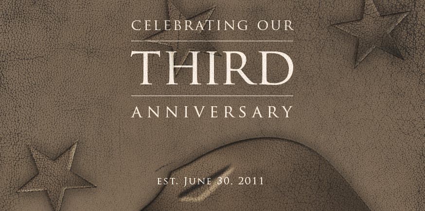 Celebrating Our Third Anniversary!"