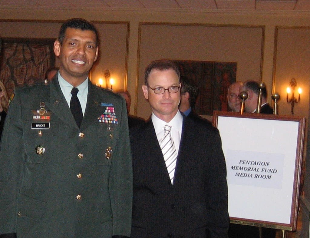 Gary Sinise first met Army general Vincent Brooks in 2006 during a fundraiser for the construction of a 9/11 memorial on the grounds of the Pentagon.
