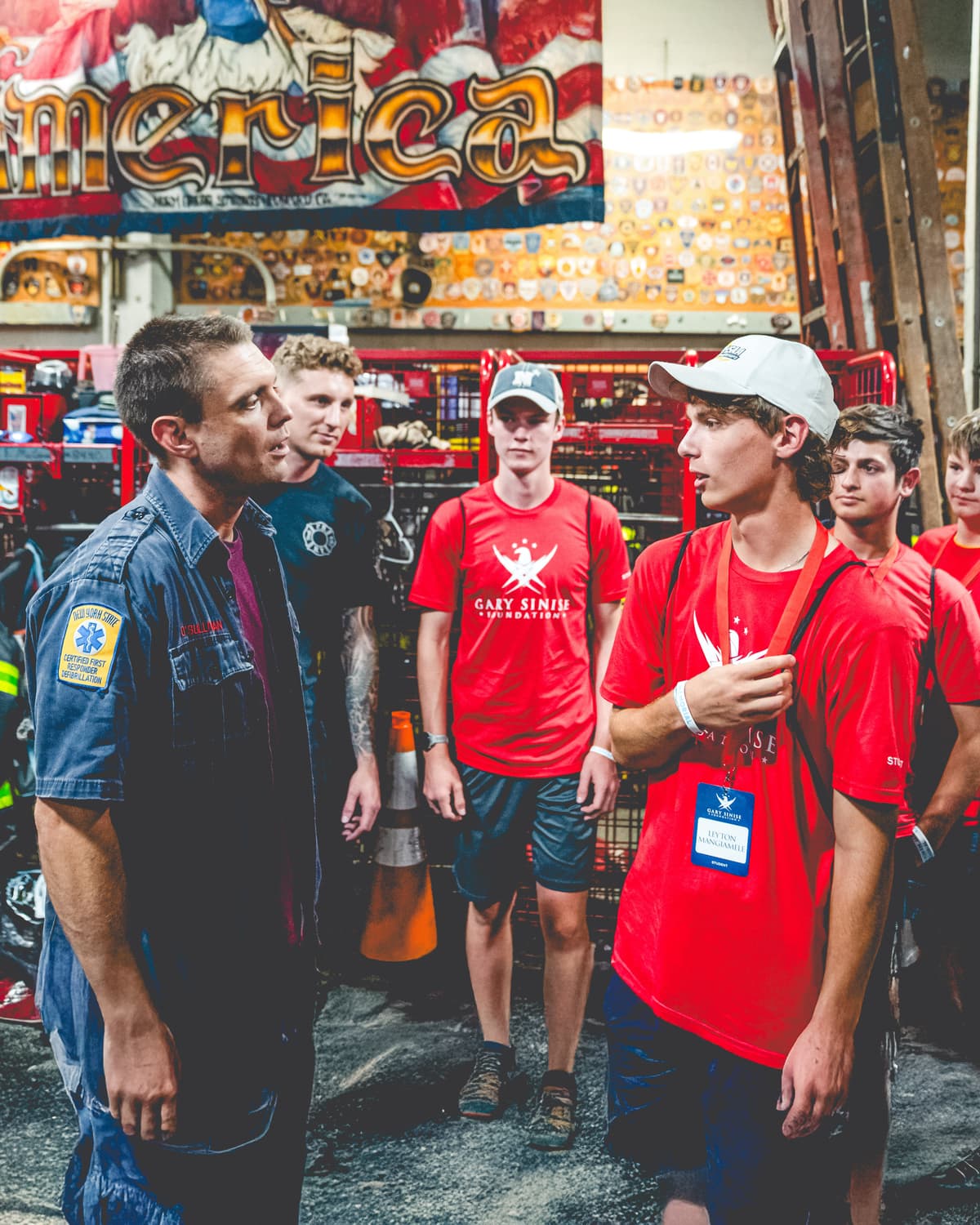 Students with First Responders
